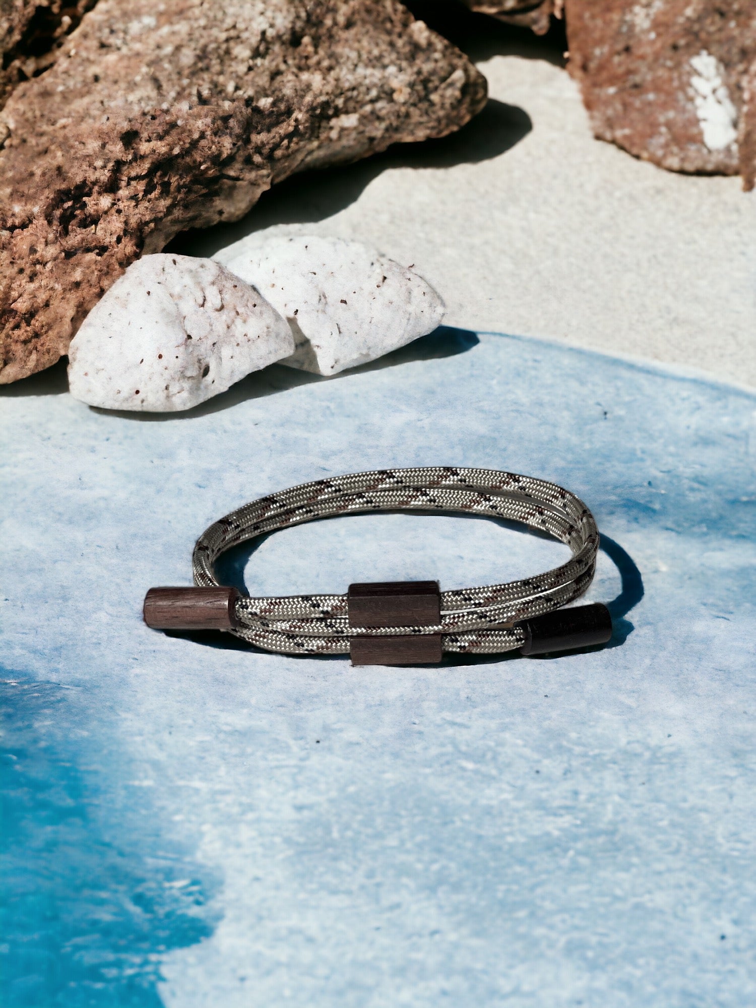 Wave Rider Bracelet KaiNalu featured in the WAIIQI surf bracelet sizing guide